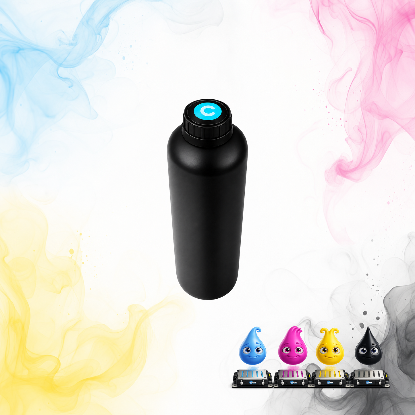 Audley I3200 UV Ink Cyan Regular 1L Bottle