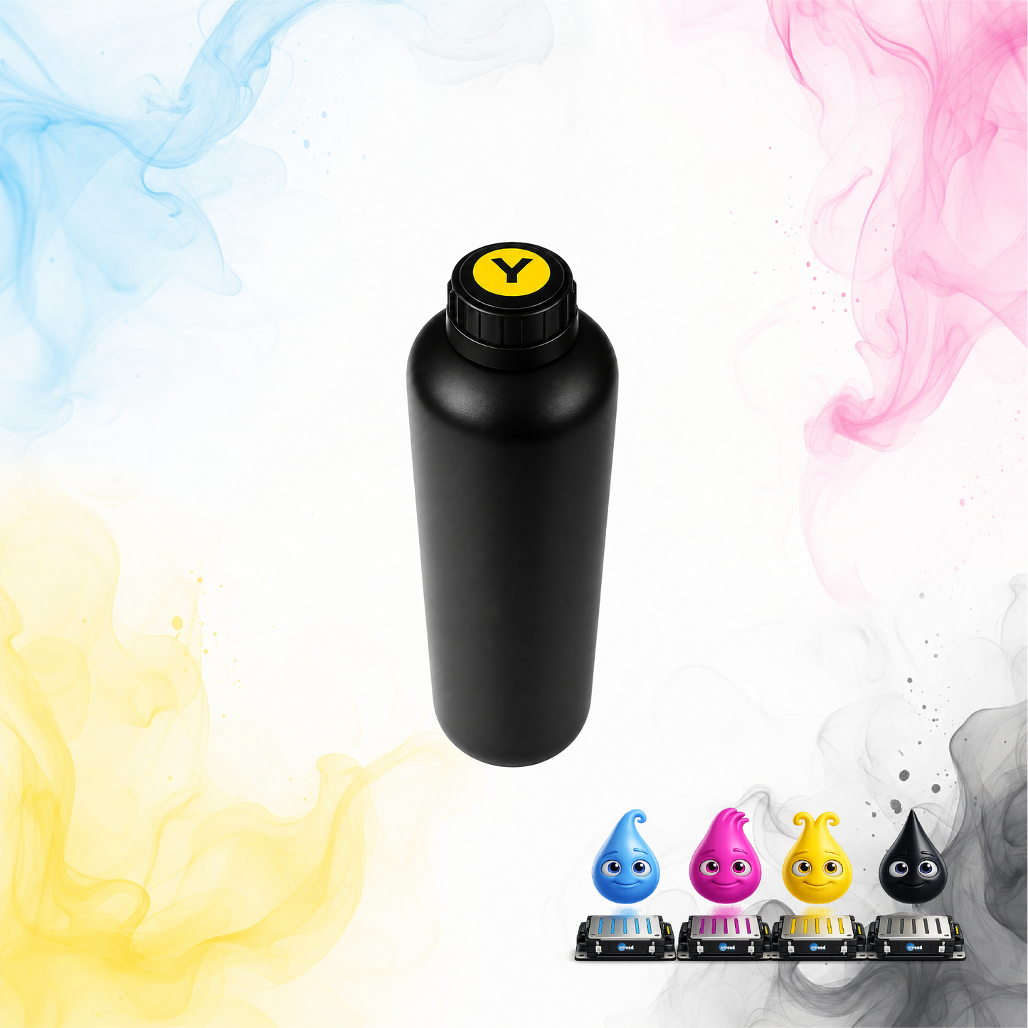 Audley I3200 UV Ink Yellow Regular 1KG Bottle