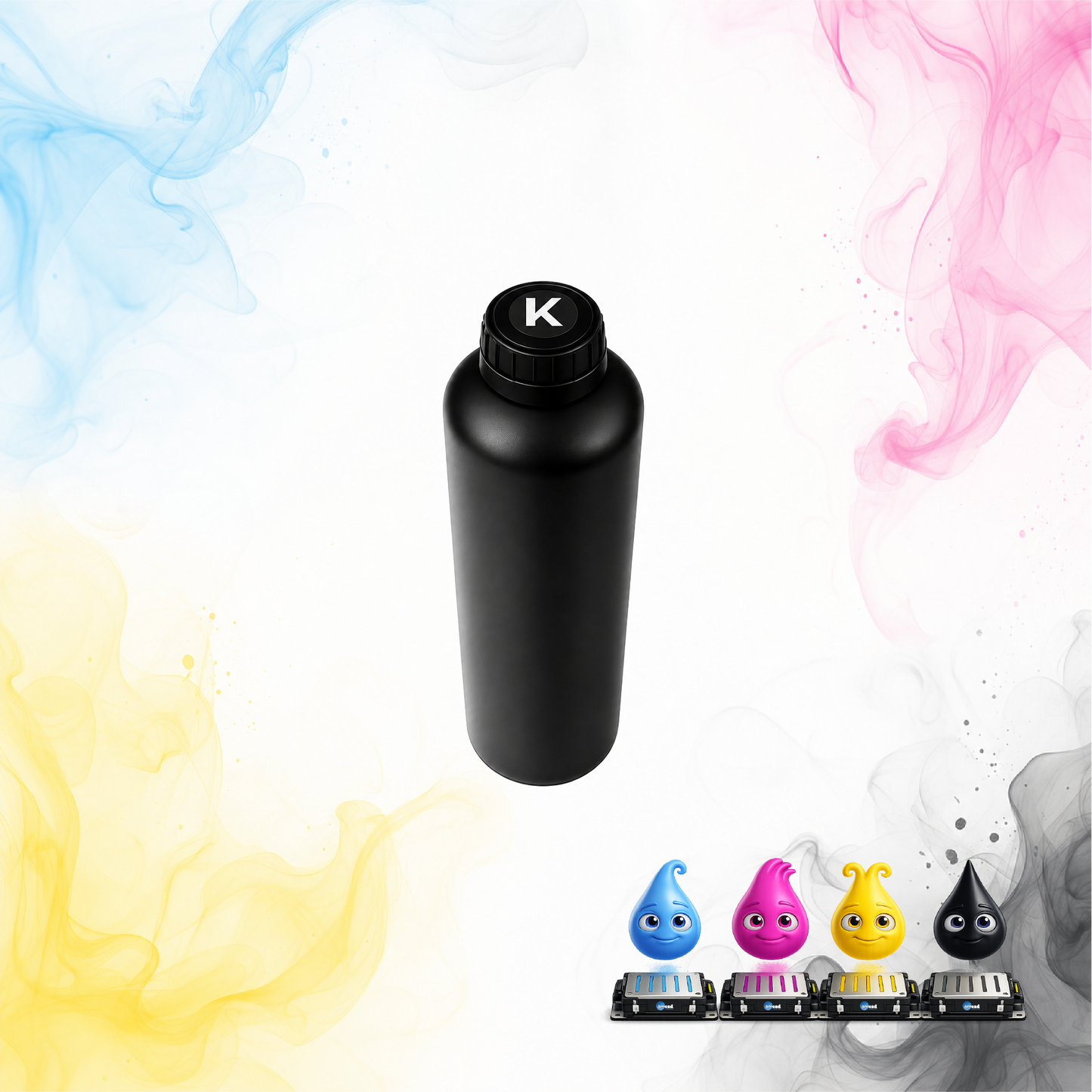 Audley I3200 UV Ink Black Regular 1L Bottle