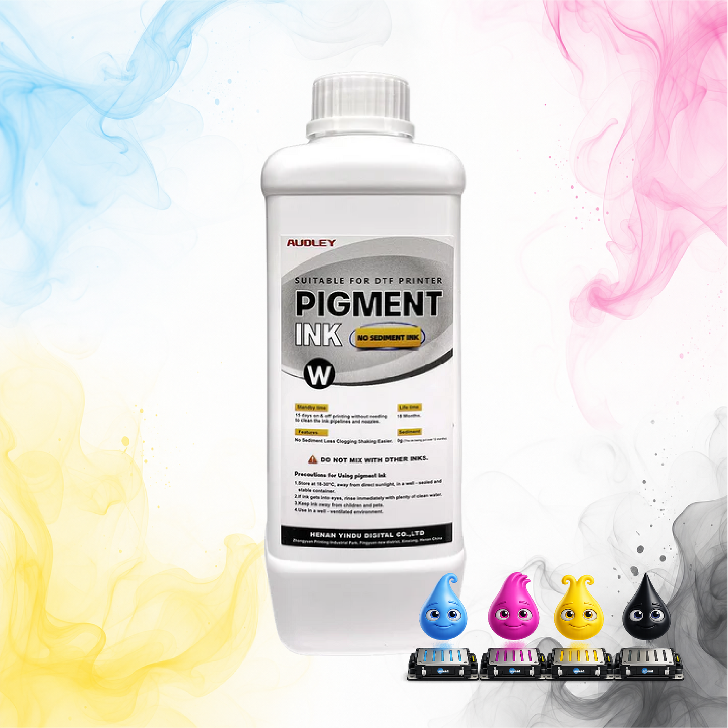 Amcad Graphics Audley Non-Sedimenting White Ink