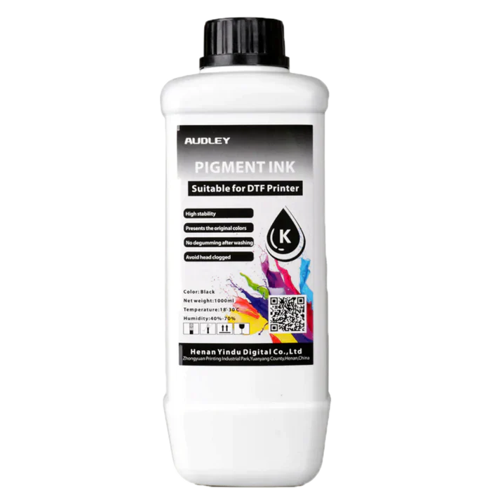 Audley Budget-Friendly DTF Ink – Black (1L)