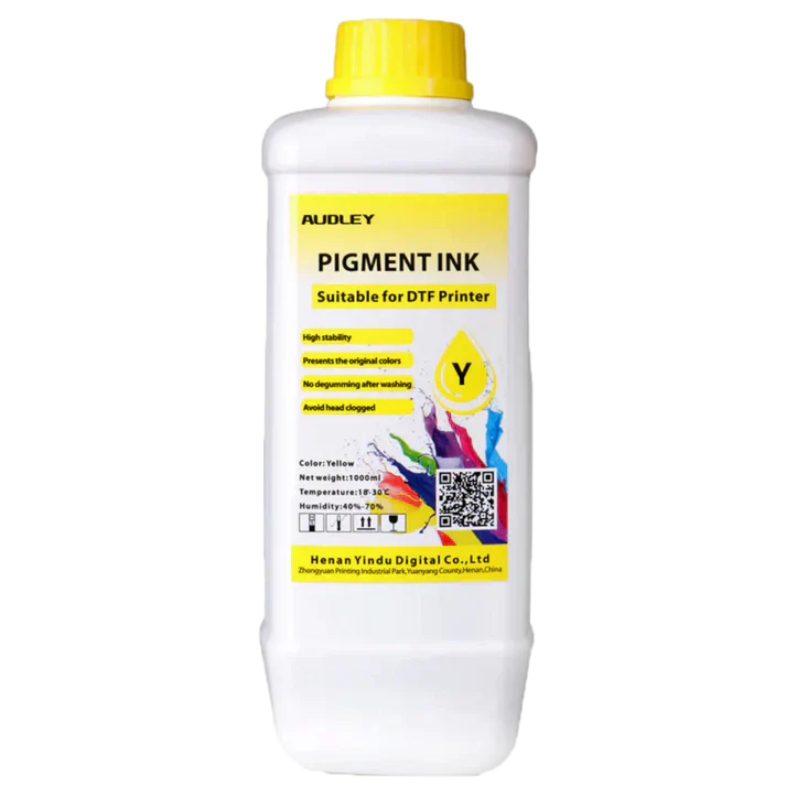 Audley Budget-Friendly DTF Ink – Yellow (1L)