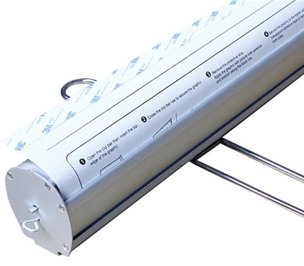 Standard Premium Telescoping Retractable Banner Stand- 34" x 87"