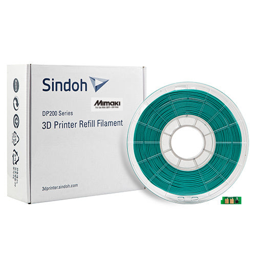 Green 3D Printer Sindoh Refill PLA Fused Filament Fabrication for Mimaki 3DFF