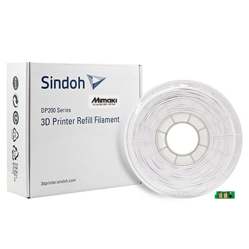 White 3D Printer Sindoh Refill PLA Fused Filament Fabrication for Mimaki 3DFF