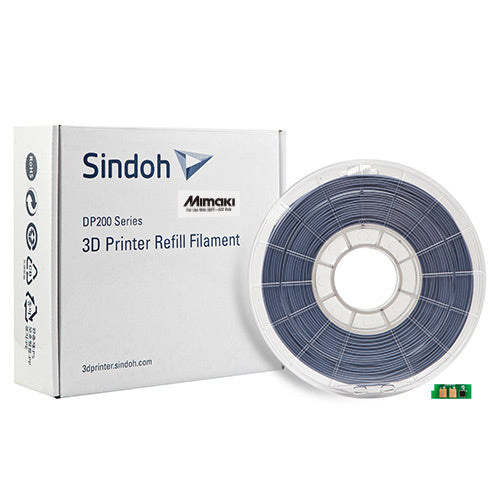 Gray 3D Printer Sindoh Refill PLA Fused Filament Fabrication for Mimaki 3DFF