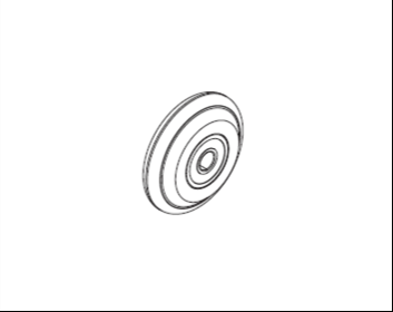 CFX Creasing Roller 26-CR (Corrugated Cardboard A-flute) - Optional