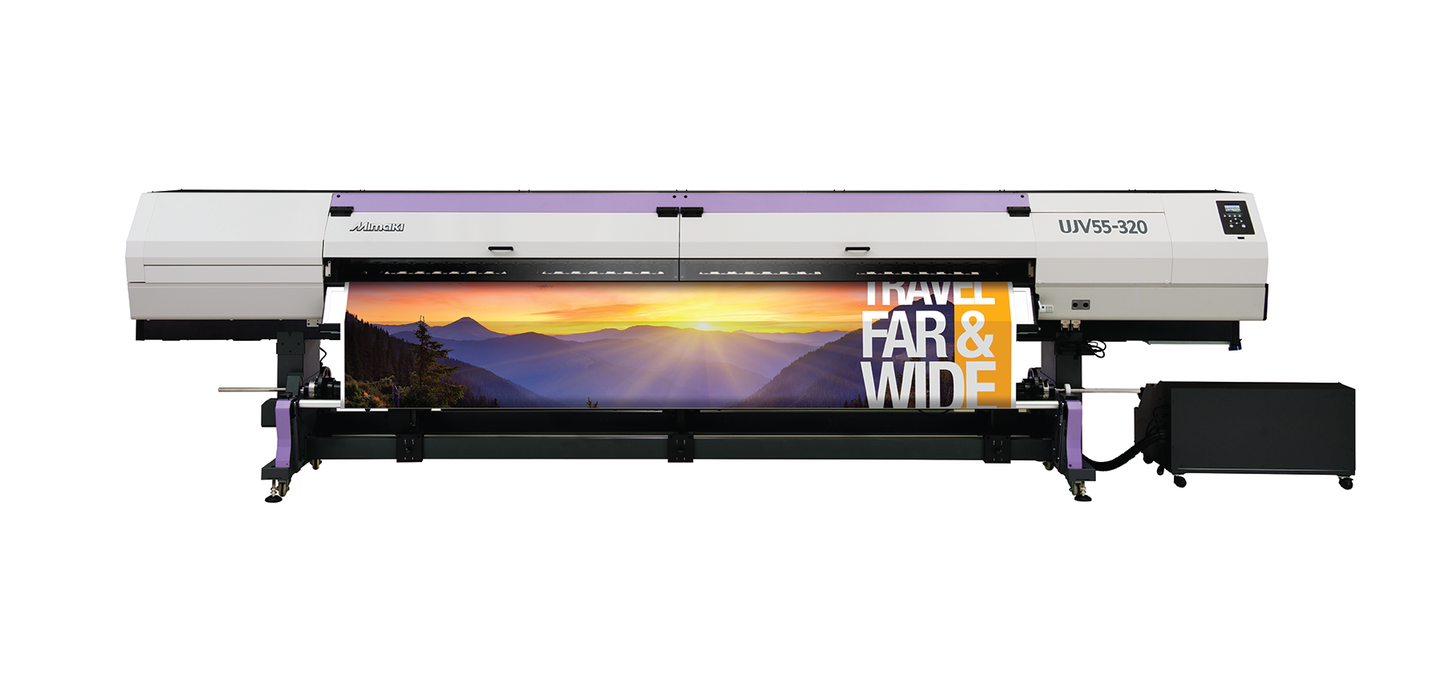 UJV55-320 Superwide UV-LED Roll-to-Roll Printer