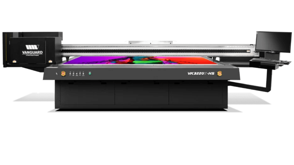 Vanguard VK3220T-HS Flatbed LED UV Printer