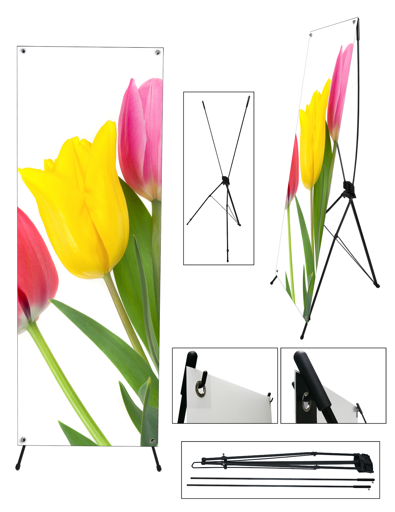Tripod X-Kite Banner Stand 24"x 63"