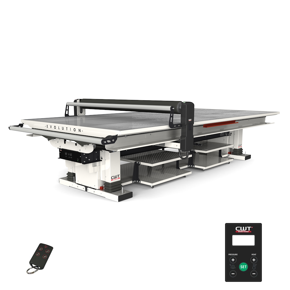 CWT 1737 Evolution Max - Heat Assisted Flatbed Applicator Table