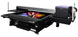 Mimaki JFX600-2513 large-format UV-LED flatbed printer with 16 staggered printheads producing high-resolution prints on rigid media up to 2.36 inches thick—featuring print speeds up to 2,152 sq ft/hr, GREENGUARD Gold-certified LH-100/LUS-120/LUS-150 inks, and Mimaki Core Technologies including Variable Dot, MAPS, and Nozzle Recovery. Ideal for signage, displays, packaging prototypes, and industrial applications with full 8' x 4' board coverage and IoT-ready workflow integration