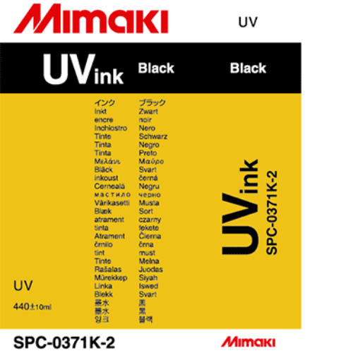 Mimaki UV Curable Ink Cartridge 440ml Black