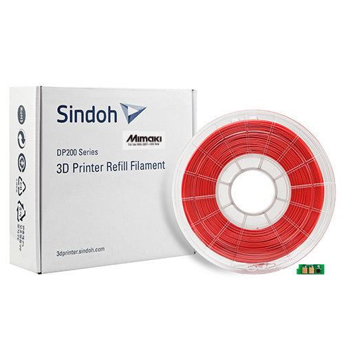 Red 3D Printer Sindoh Refill PLA Fused Filament Fabrication for Mimaki 3DFF