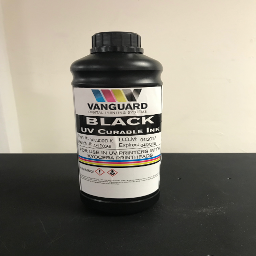 Vanguard VK300D Series | Kyocera KJ4A UV Curable Ink Bottle (1 Liter) Black