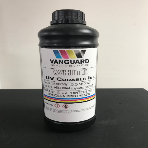 Vanguard VK300D Series | Kyocera KJ4A UV Curable Ink Bottle (1 Liter) White