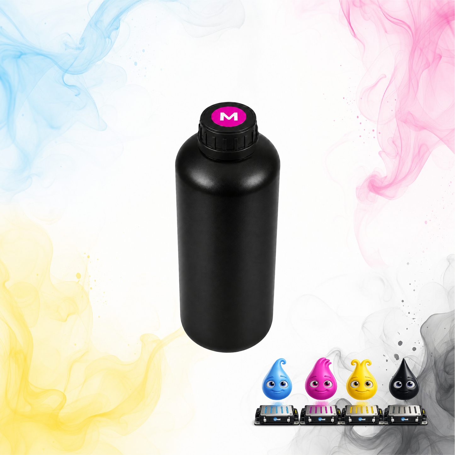 Audley I3200 UV Ink Magenta Regular 1L Bottle