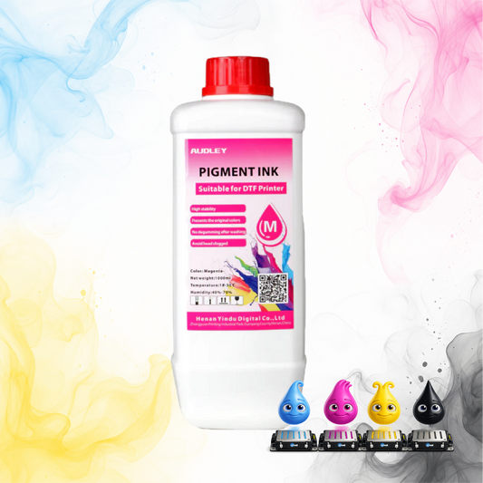 Amcad Graphics Audley 1000ml Budget-Friendly DTF Ink – Magenta