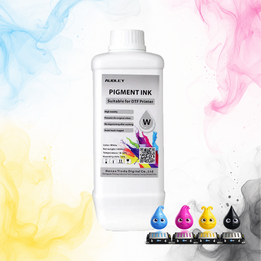 Amcad Graphics Audley 1000ml Budget-Friendly DTF Ink – White