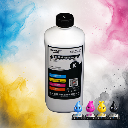 Amcad Graphics Audley 1000ml Premium Japan-Imported DTF Ink – Black