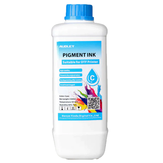Audley Budget-Friendly DTF Ink – Cyan (1L)