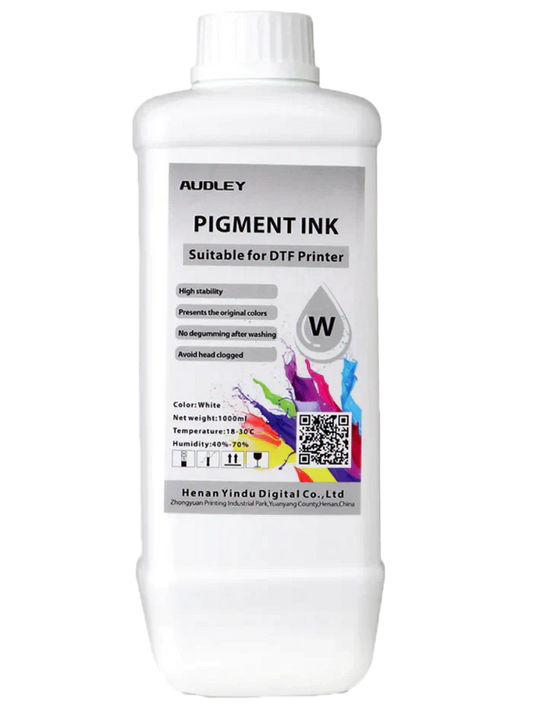 Audley Budget-Friendly DTF Ink – White (1L)