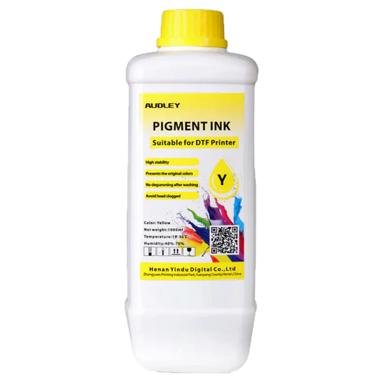 Audley Budget-Friendly DTF Ink – Yellow (1L)