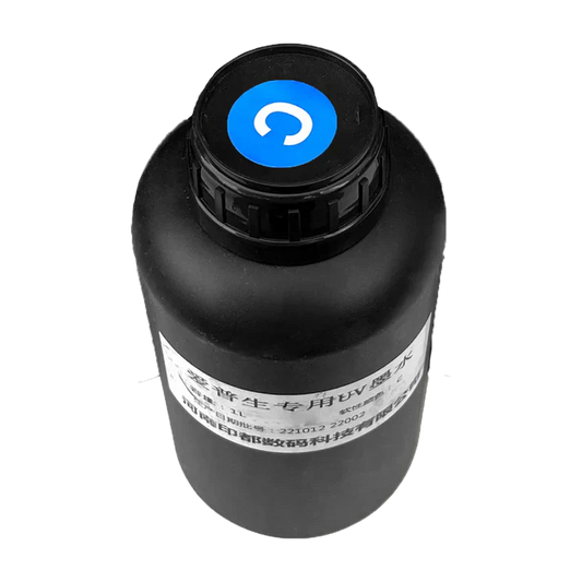 Audley 1L Cyan Soft UV DTF Ink – Flexible, Vibrant & Clog-Free