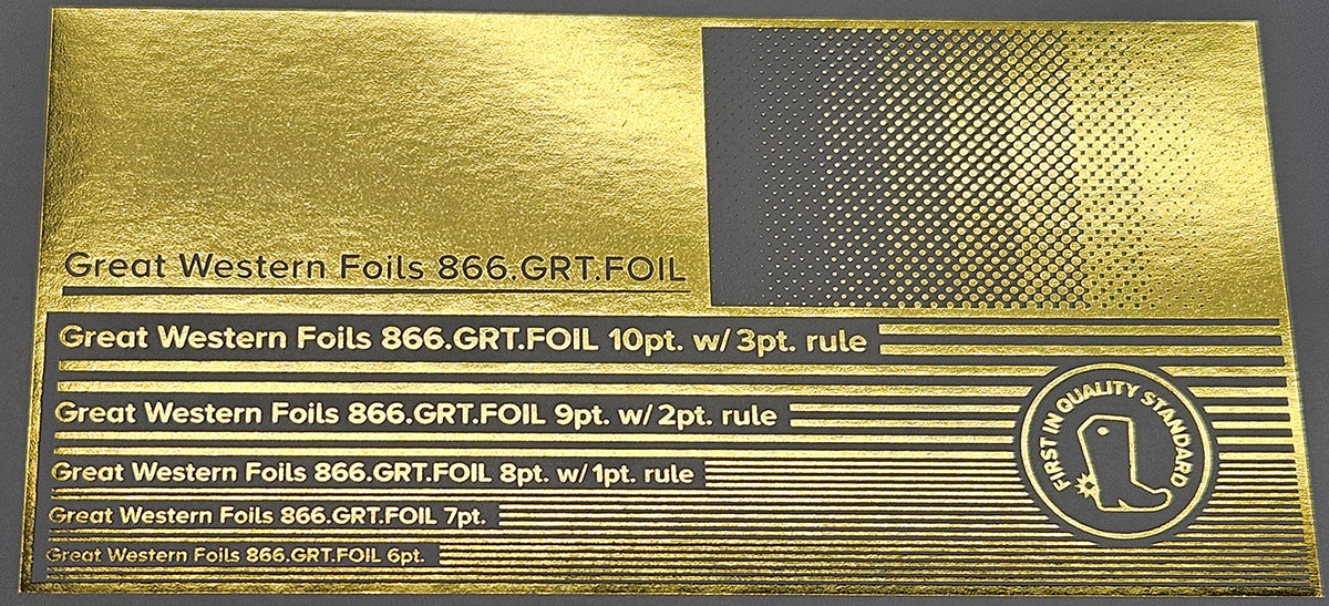 GWF Foil- Bright Gold- 12.5"x500'