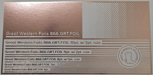 GWF Foil- Rose Gold- 12.5"x500'