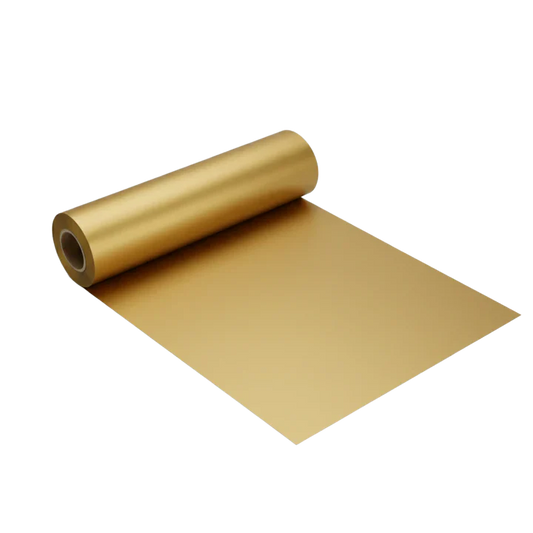 Audley 12.2" (31cm) x 328ft (100m) UV DTF Gold Foil Film – Metallic Finish