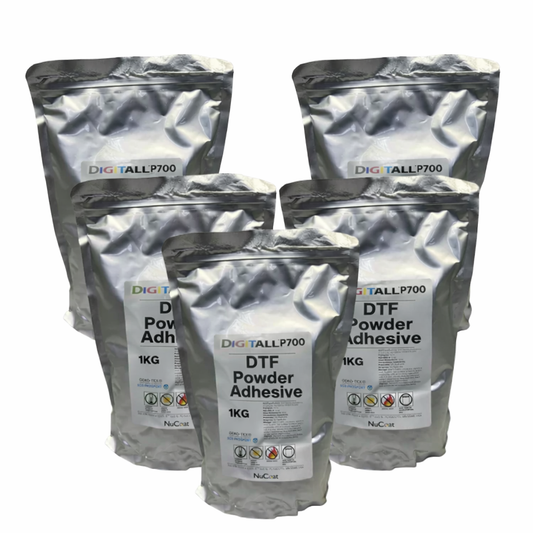 NuCoat DIGITALL™ P700 DTF Adhesive Powder – 5kg AMCAD Premium Plus Series