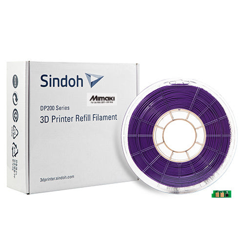 Purple 3D Printer Sindoh Refill PLA Fused Filament Fabrication for Mimaki 3DFF