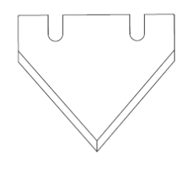CFX V-Cut Blade 45
