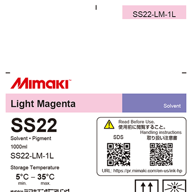 Mimaki SS22 Solvent ink pack Light Magenta 1000ml