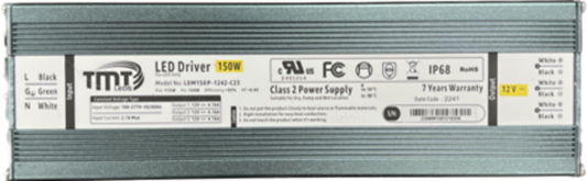 TMT Power Supply- 150W - 12V - Class 2