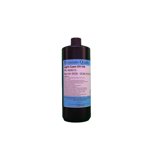 CET Color Light Cyan 96 Series UV Curable Ink Bottle (1 Liter)