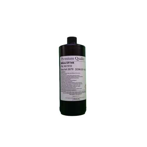 CET Color White 96 Series UV Curable Ink Bottle (1 Liter)