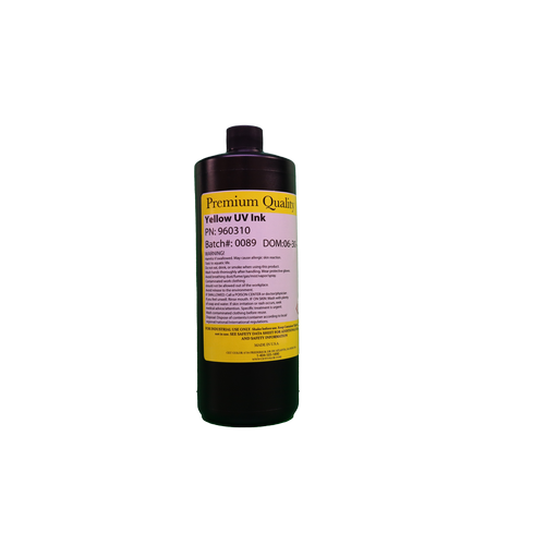 CET Color Yellow 96 Series UV Curable Ink Bottle (1 Liter)