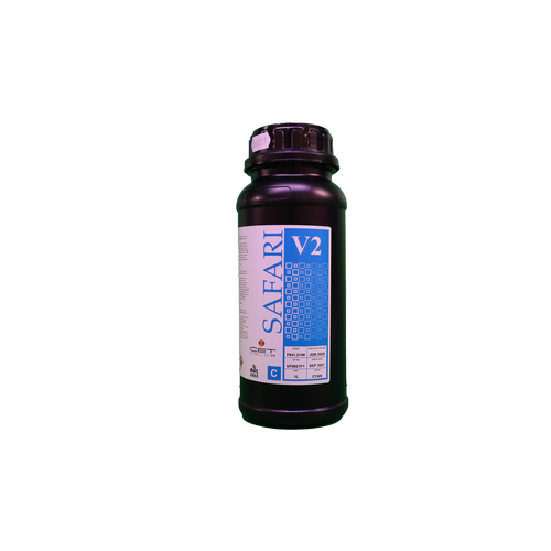 CET Color Cyan Safari Q5/K2 UV Ink Bottle (1 Liter)
