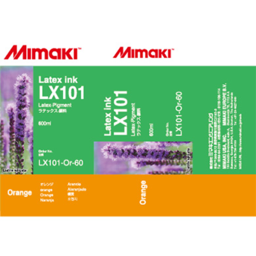 Mimaki LX101 Latex Ink Pack 600ml Orange