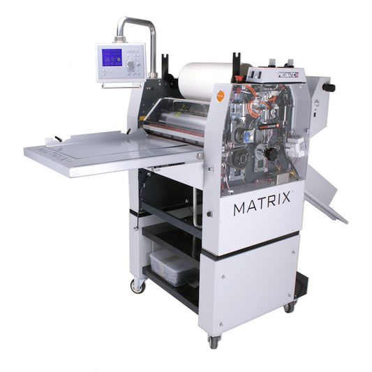 Matrix MX530DP Pneumatic Laminator, Foiler & SPOT UV Effects
