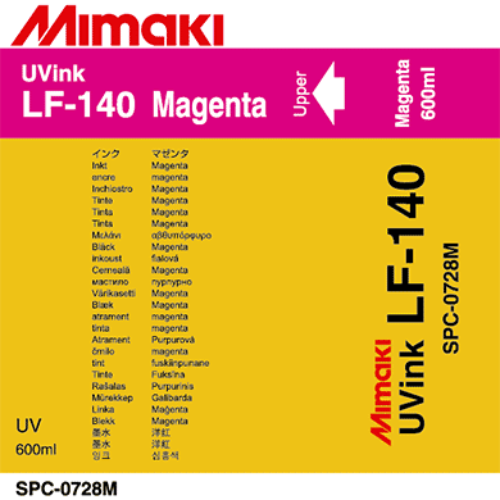 Mimaki LF-140 UV Curable Ink Pack 600ml Magenta