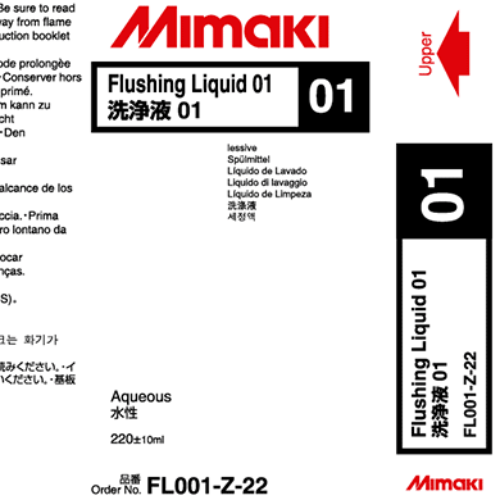 Mimaki Flushing Liquid 01 Cartridge 220ml