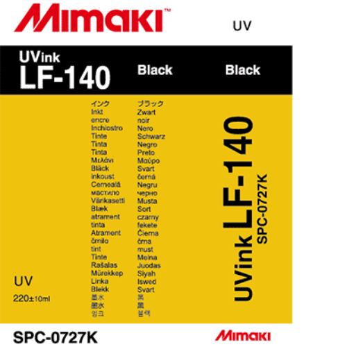 Mimaki LF-140 UV Curable Ink Cartridge 220ml Black