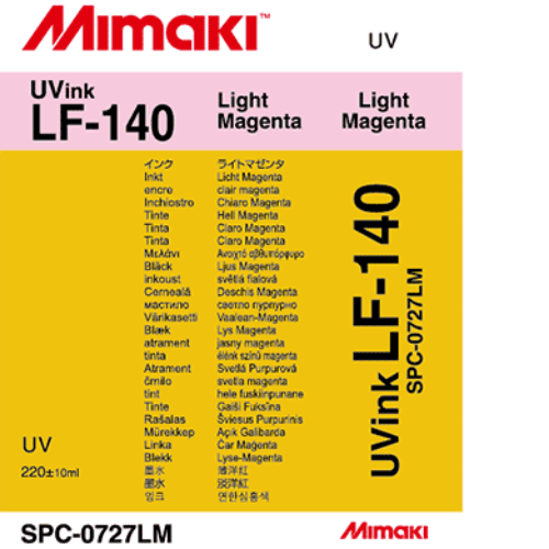 Mimaki LF-140 UV Curable Ink Cartridge 220ml Light Magenta