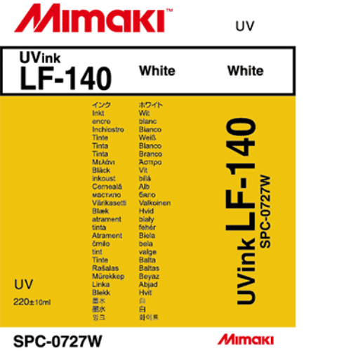 Mimaki LF-140 UV Curable Ink Cartridge 220ml White
