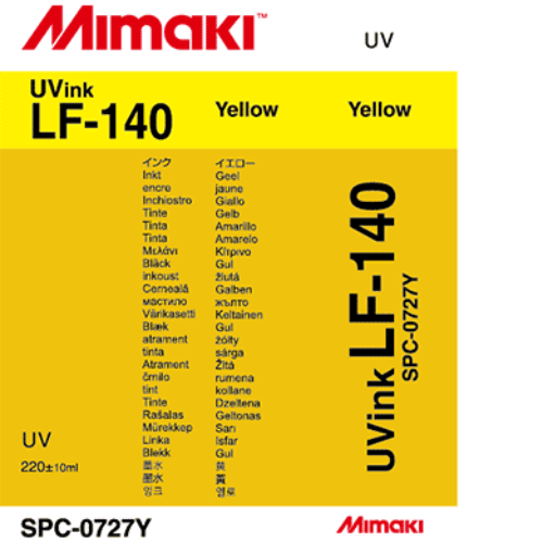 Mimaki LF-140 UV Curable Ink Cartridge 220ml Yellow