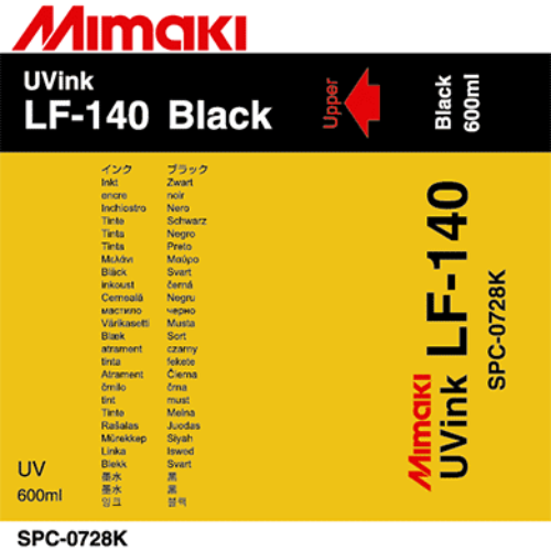 Mimaki LF-140 UV Curable Ink Pack 600ml Black