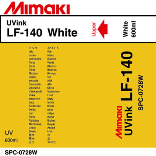 Mimaki LF-140 UV Curable Ink Pack 600ml White